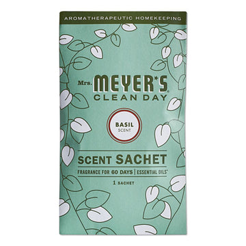 Mrs. Meyer's® Clean Day Scent Sachets, Basil, 0.05 Lbs Sachet, 18-carton freeshipping - TVN Wholesale
